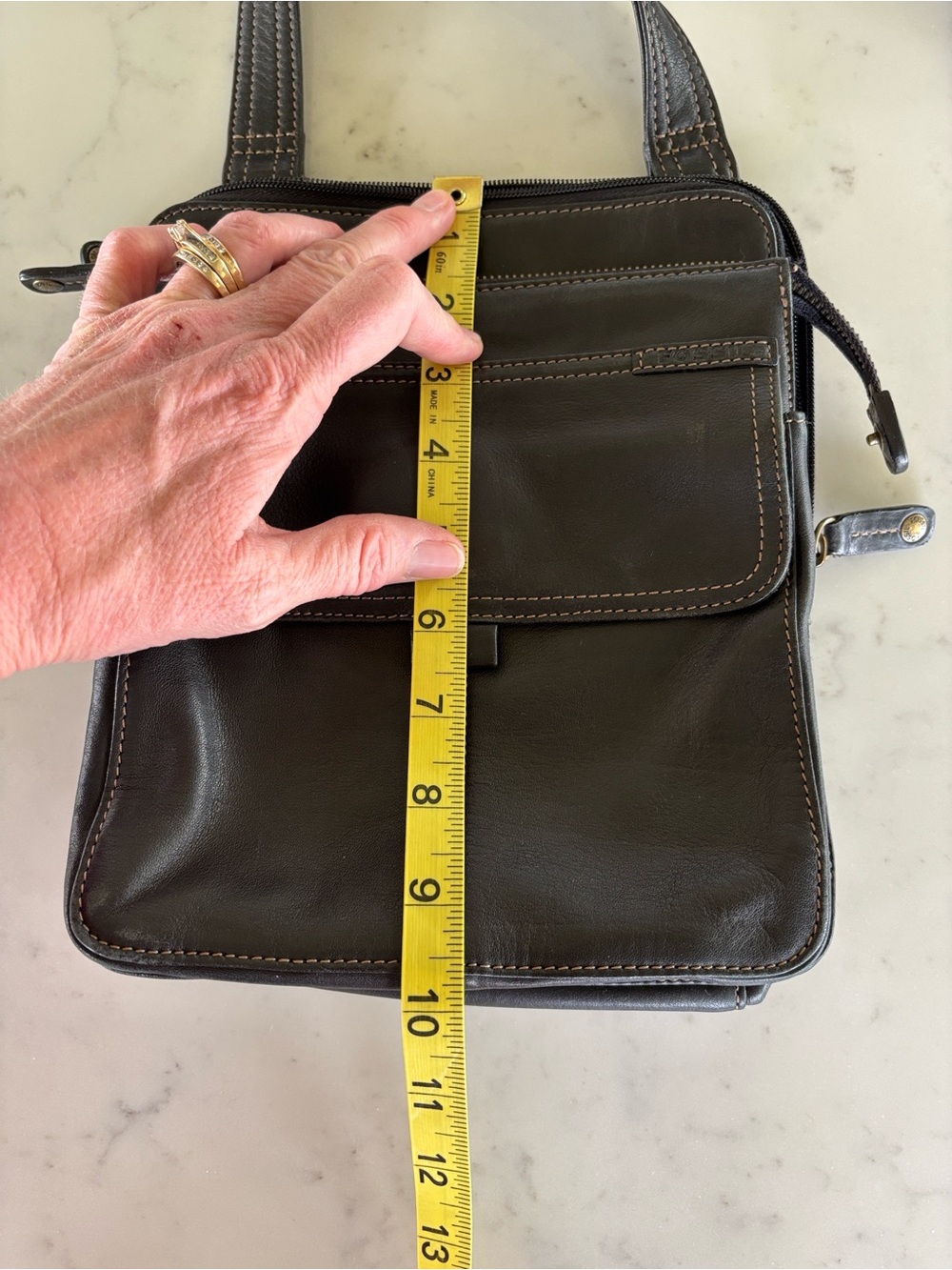 Fossil Leather Crossbody Purse - Picture 11 of 13